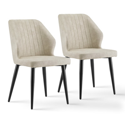 Carol 47cm H Upholstered Metal Side Chair