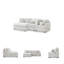 Canapé modulaire 3 pièces avec méridienne Buckner-2137916682