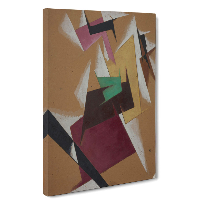 Composition Vol.13 by Lyubov Popova - Wrapped Canvas Painting, 50cm H x 35cm W x 3cm D