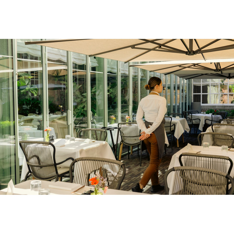 Loop Outdoor Dining Armchair, Gray