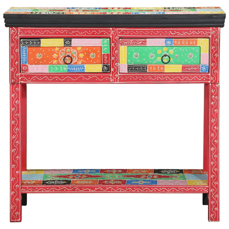 80cm Solid Wood Console Table