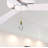 Pear Shaped Crystal Finial Ceiling Fan Pull Chain