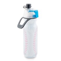 O2COOL Mist 'N Sip 20oz Insulated Misting Water Bottle With No Leak Pu