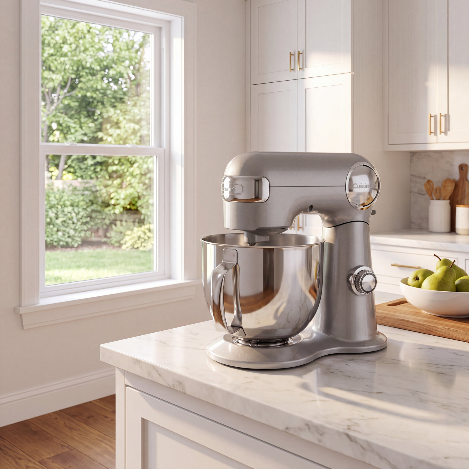 Precision Master 12-Speed 5.5qt Stand Mixer, Silver Lining