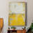 Impression sur cadre jaune-87967156-87967155