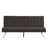 WOOD FRAME, STAINLESS LEG, FUTON, SOFA BED Espresso