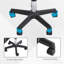 Swivel Upholstered Adjustable Height Counter Stool