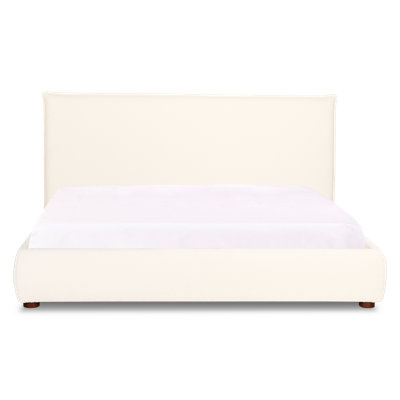 Lit plateforme tapissier Hubert