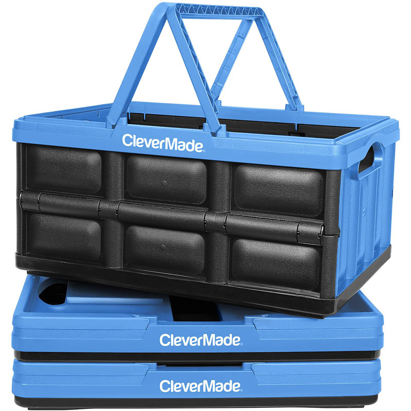 Panier en plastique shopping, Bleu