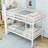 Twin Over Twin Wood Bunk Bed With Shelves-1734464638