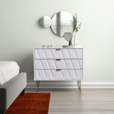 Fully Assembled Payson 3 Drawer Chest