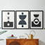 Eclipse I  -Custom Framed  Premium Print W Matt - 3 Pieces-681234886-681234904