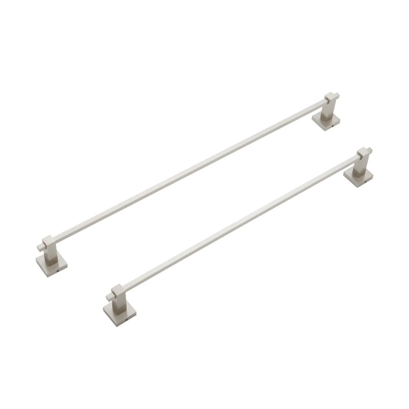 Barre à serviettes murale 24 "Collection Albury, Nickel brossé, H 1,75 po x l 25,25 po x P 3 po