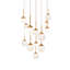 Quest 13 Light Crystal LED Multi-Light Pendant-1848105411