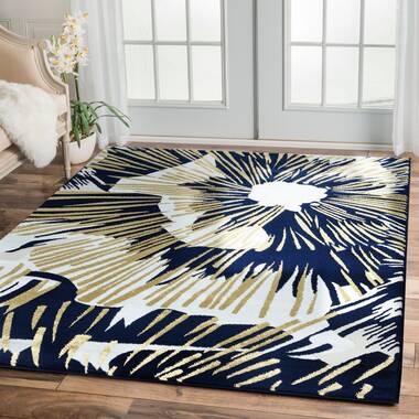 Un-Rug Ornamental Cranes Machine Washable Accent Mat – Matterly