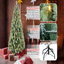 Arbre de Noël 5 pi avec 200 lumières DEL blanc chaud - 694 pointes en PVC et aiguilles dures, 51 pommes de pin, conception à branches articulées, support en métal robuste-1482165381-1482165378