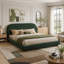 Lit tapissier simple avec lit double moderne-1566950009-1566950010