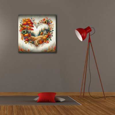Toile épique Graffiti «Fall In Love 2» par Rey Klimt, 26 po x 26 po