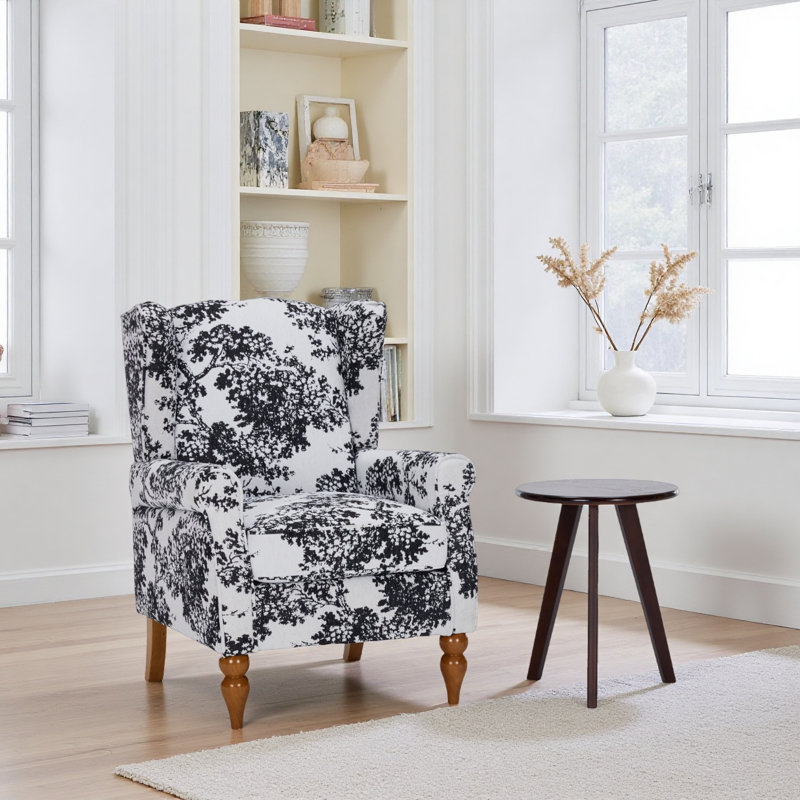 Vintage Luxury High-Back Chair Set Comfortable Single Armchair Reading Combination Chair