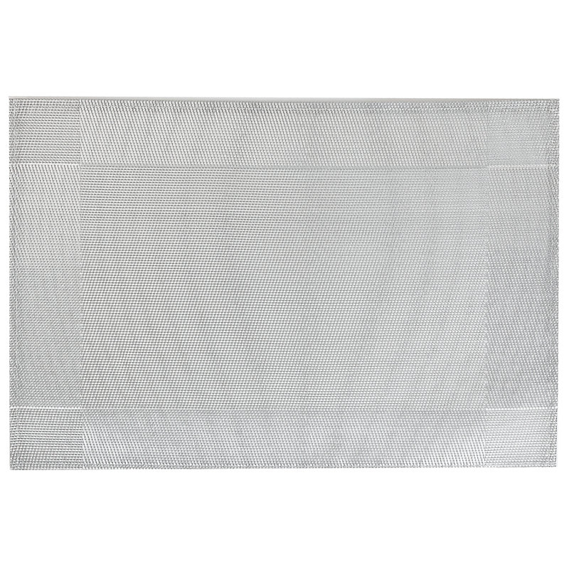 Vinyl Rectangle Placemat, Silver