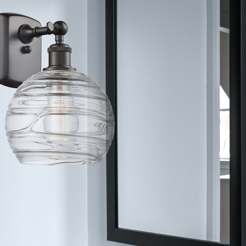 Katelin Armed Sconce, 6 Watt Vinage LED Bulb, Oil Rubbed Bronze