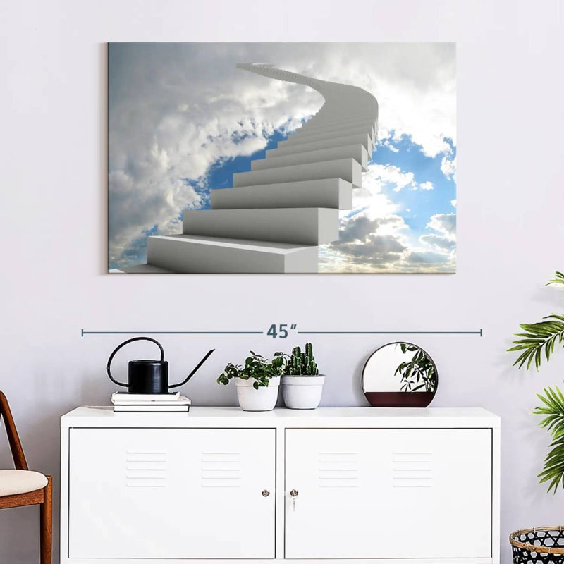 Lilie Stairway To The Sky, 26" H x 39" W