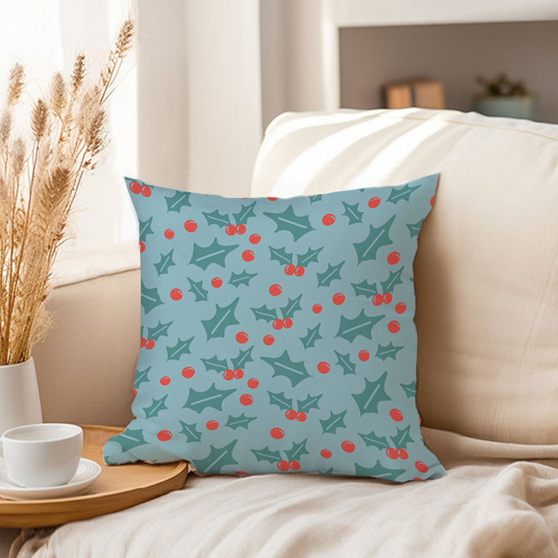 Holiday Christmas Pattern I Modern, 16"H x 16"W