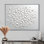 «Summer White Butterflies In The Sky - Abstract Collages», reproduction d'art sur toile blanche contemporaine
