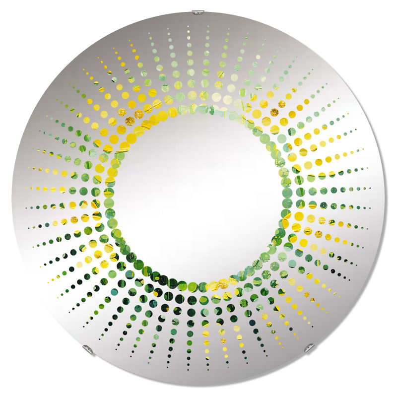 Buttercups Bliss Sunshine - miroir décoratif Starburst MIR107544 C, 23,6 po x 23,6 po