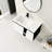 Floating Wall-Mounted Bathroom Vanity With Single Sink
