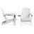 HDPE Outdoor Foldable Adirondack Chair Set Fire Pit Chair-1765237183