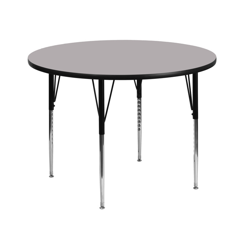 Table d'activité 42 po Goddard, Gris, L 42 po x P 42 po x H 21,125 po à 30,125 po
