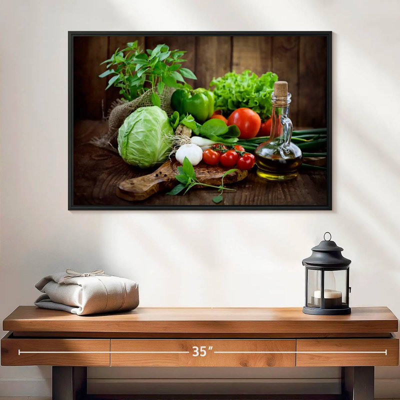 Yarlin Organic Fruits And Vegetables, 17" H x 25" W