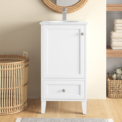Ensemble de meuble-lavabo simple 18 po Selma