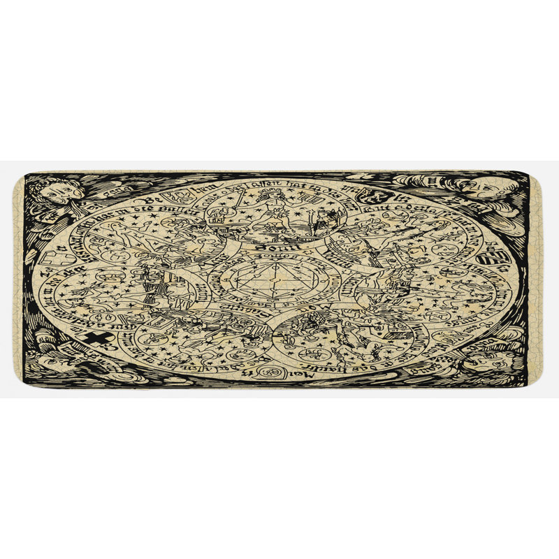 Tapis de cuisine astrologie