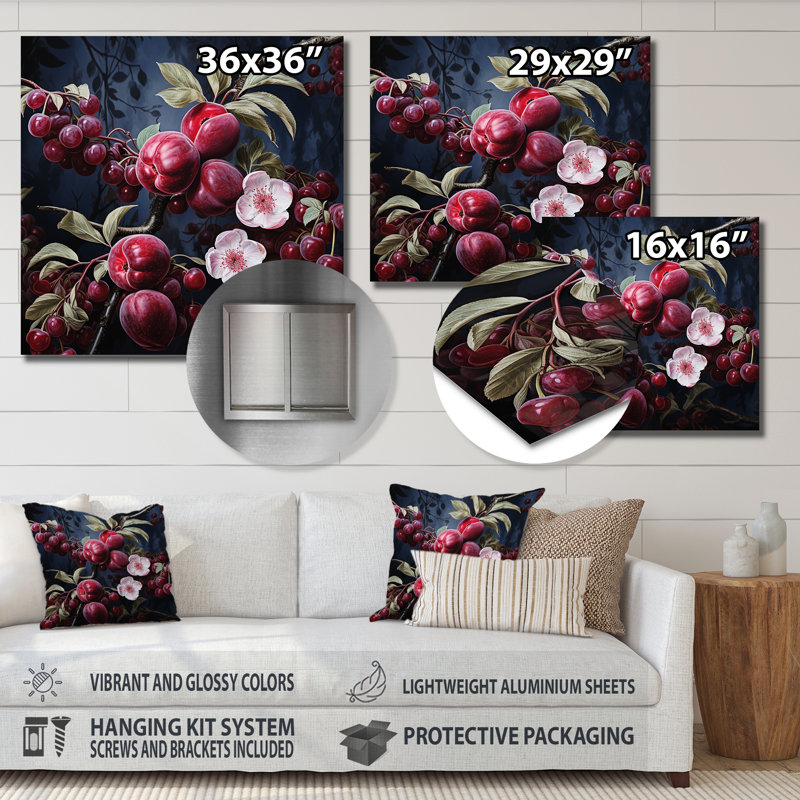 Art mural en métal Renaissance, H 16 po x l 16 po x P 1 po