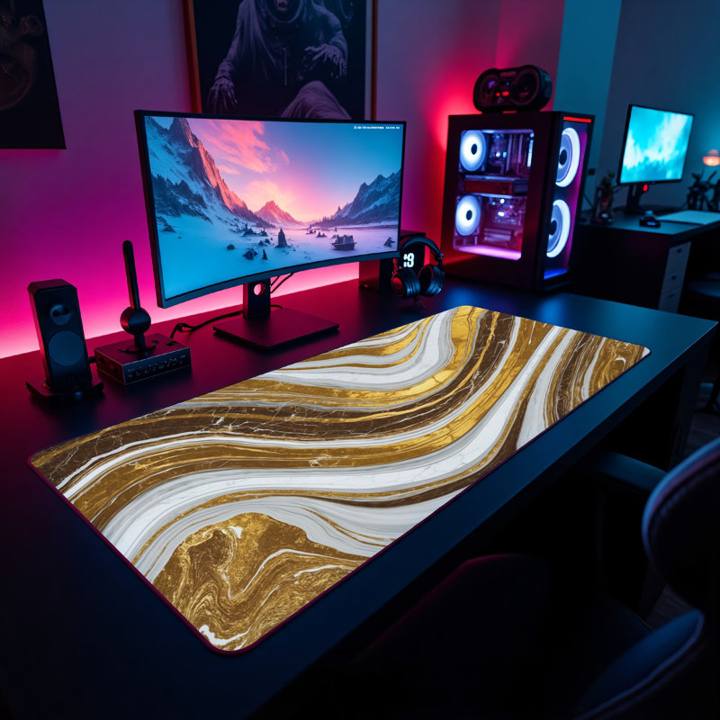 Polyester Desk Pad, 23.6x13.8