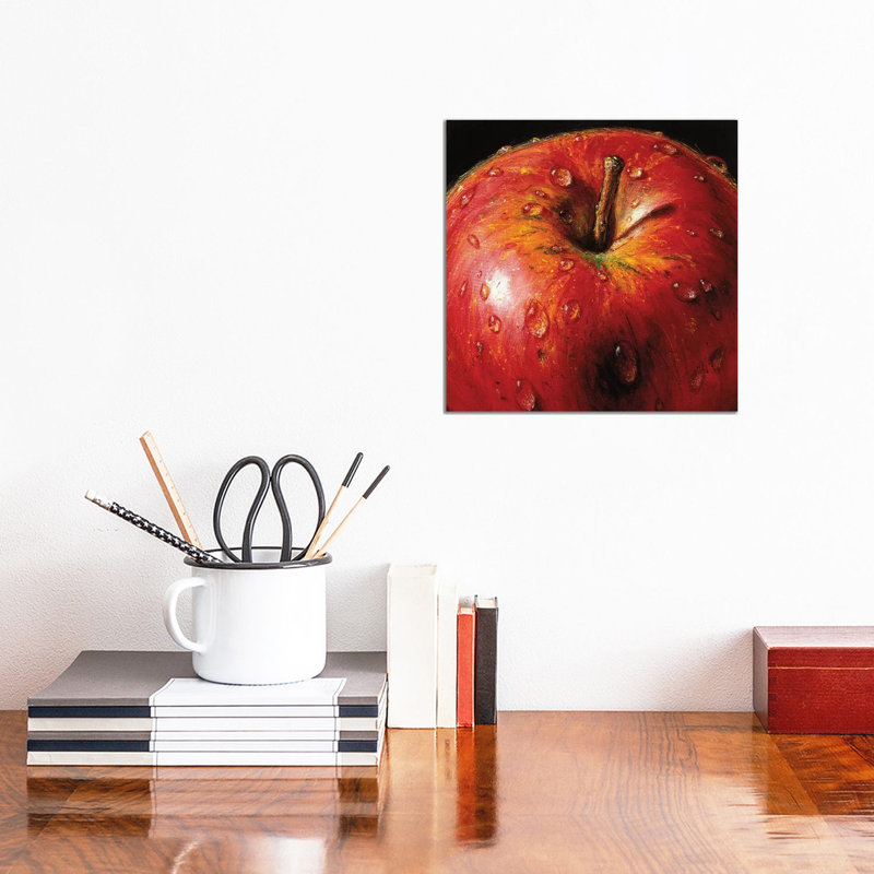 Apple by AlmaCh - Wrapped Canvas Print, 30.48cm H x 30.48cm W x 1.91cm D