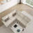 Latitude Run® Sectional Sleeper L Sofa Couch With Pull Out Bed-1320617594