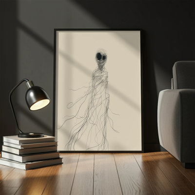 Syren 1 Piece Floater Frame Wall Art