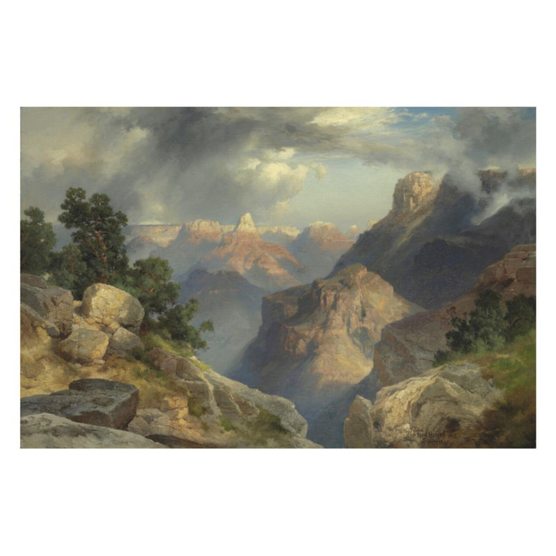 «Grand Canyon» par Thomas Moran - Impression giclée, H 22 po x l 28 po