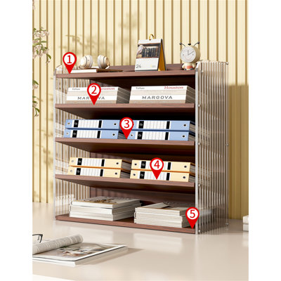 Classeur en bois manufacturé Marixsa