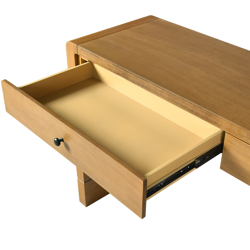 Console avec rangement pour le salon - rustique, 2 tiroirs, entrée de finition naturelle et zone de couloir, entrée de style rustique, couloir, tiroirs