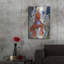 «Lark Manor» «Red Eiffel Tower» par Robert Delaunay, art mural en métal-1281162158