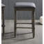 Tabouret pivotant à hauteur de comptoir en bois Arnhem, ensemble de 2, gris-1555754933-1555754929