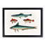 Two Brown and Green Fish - Picture Frame Painting Print-55777511-55777512