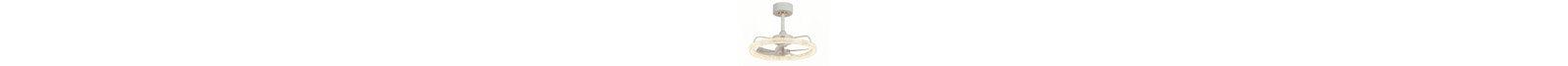 19.69" Crystal Ceiling Fan With Light  And Remote Control