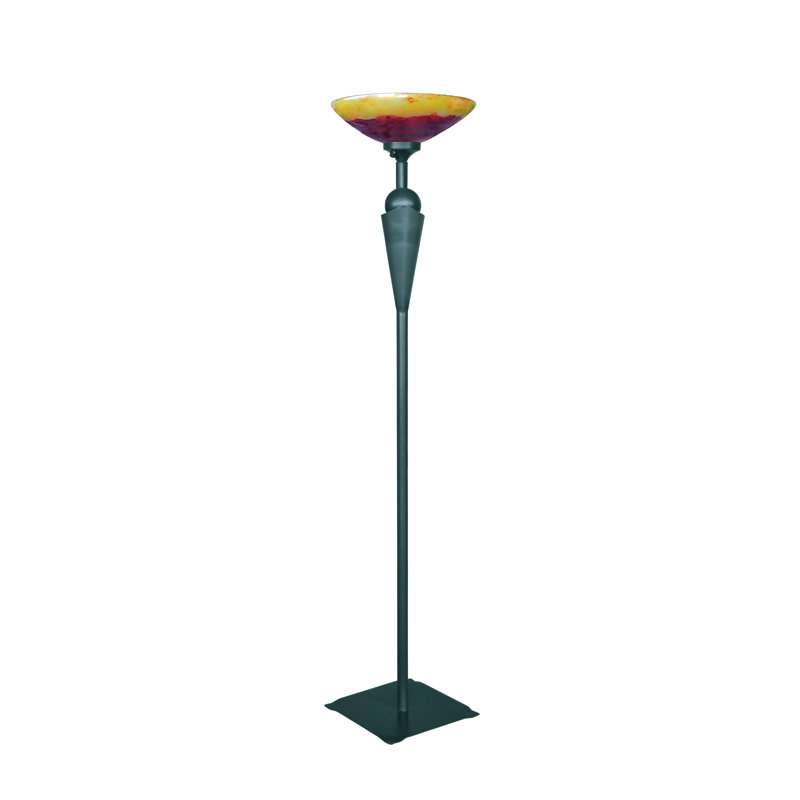 68'' Black Torchiere Floor Lamp
