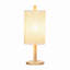 Lampe de table moderne et classique Villa salon d'étude de chambre à coucher décorative originale de conception européenne de table en bois, lampe de table Arcana, matériau en rotin de papier 110-120V