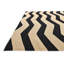 Tapis noir et blanc Newsom